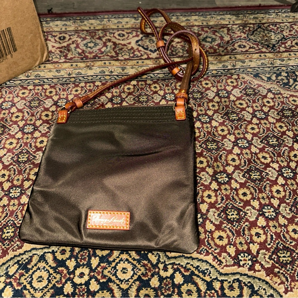 Dooney & Bourke Black and Brown Mini Bag